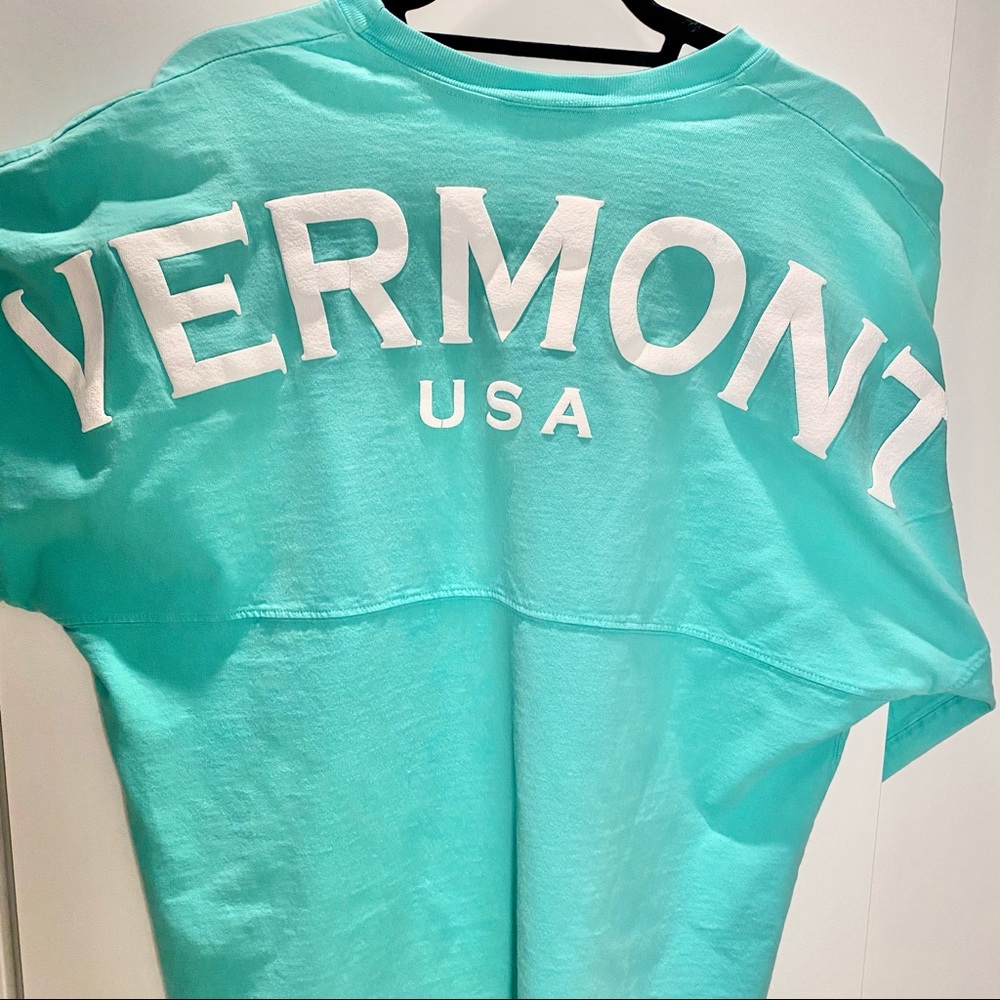 Green-blue Vermont Spirit Long Sleeve